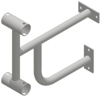 Кронштейн настенный (двухрядный) - fgospostavki.ru - Нижневартовск