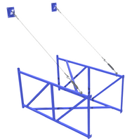 Ферма баскетбольная вынос 2 метра для щита из оргстекла 1,8х.1,05 метра - fgospostavki.ru - Нижневартовск