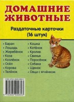 Раздаточные карточки "Домашние животные" - fgospostavki.ru - Нижневартовск