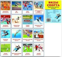 Раздаточные карточки "Виды спорта" - fgospostavki.ru - Нижневартовск
