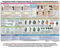 Плакат "Гражданское оружие и спецсредства, используемые в охранной деятельности" - fgospostavki.ru - Нижневартовск