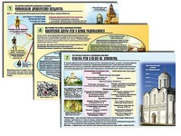 Комплект таблиц по истории "История России с древних времен" раздаточные (цветные, ламинированные, А4, 10 штук) - fgospostavki.ru - Нижневартовск