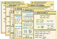 Комплект таблиц по всему курсу "Алгебра и начала анализа" (50 таблиц, А1, полноцветные, ламинированные) - fgospostavki.ru - Нижневартовск