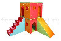 Домик игровой двухэтажный (комплект) - fgospostavki.ru - Нижневартовск