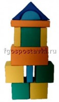 Мягкий модуль-конструктор "Городок" (12 элементов) - fgospostavki.ru - Нижневартовск
