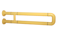 Поручень неоткидной двухопорный с антибактериальным покрытием (желтый) - fgospostavki.ru - Нижневартовск