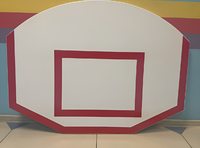 Щит стритбольный тренировочный (влагостойкая фанера), размер 1200х900 миллиметров - fgospostavki.ru - Нижневартовск