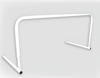 Барьер тренировочный регулируемой высоты (кнопочный фиксатор) - fgospostavki.ru - Нижневартовск