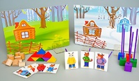 Игровой набор Фребеля "Заюшкина избушка" (серия "Сказочный мир". Выпуск 1) - fgospostavki.ru - Нижневартовск