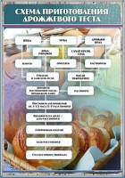 Стенд "Схема приготовления дрожжевого теста" - fgospostavki.ru - Нижневартовск
