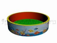 Сухой бассейн круглый с шелкографией - fgospostavki.ru - Нижневартовск