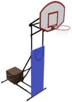 Стойка стритбольная-минибаскетбольная складная, переносная (регулируемая высота от 2,75 метров до 3,05 метра) - fgospostavki.ru - Нижневартовск