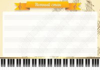 Стенд "Нотный стан" - fgospostavki.ru - Нижневартовск