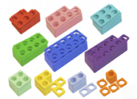 Нумирошка. Набор цветных пластиковых форм 100 шт. по методике Нумикон - fgospostavki.ru - Нижневартовск