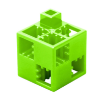 Кубик-основание желто-зеленый 20х20 Artec - fgospostavki.ru - Нижневартовск