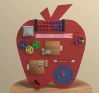 Бизиборд «Яблоко знаний» - fgospostavki.ru - Нижневартовск