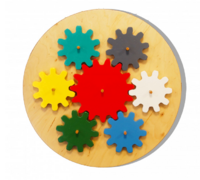 Бизиборд «Цветные шестеренки» - fgospostavki.ru - Нижневартовск