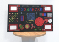 Бизипанель «Красно-черная» - fgospostavki.ru - Нижневартовск