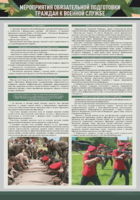 Стенд "Мероприятия обязательной подготовки граждан к военной службе" - fgospostavki.ru - Нижневартовск