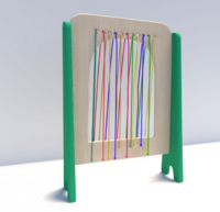 Дидактическая панель с цветными шнурочками - fgospostavki.ru - Нижневартовск