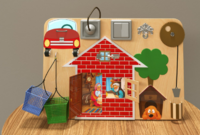 Настенная панель «Загородный домик» - fgospostavki.ru - Нижневартовск