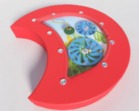 Настенный игровой модуль в виде части гусеницы с весами - fgospostavki.ru - Нижневартовск