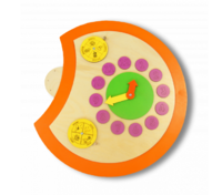 Настенный игровой модуль в виде части гусеницы-времени - fgospostavki.ru - Нижневартовск