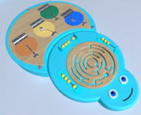 Настенный игровой элемент «Гусеница» - fgospostavki.ru - Нижневартовск