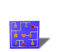 Развивающая панель для изучения движения фигур - fgospostavki.ru - Нижневартовск