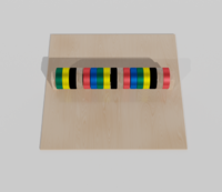 Тактильно-развивающая панель с разноцветными кругами - fgospostavki.ru - Нижневартовск