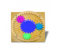 Тактильно-развивающая панель «Цветные шестеренки» - fgospostavki.ru - Нижневартовск