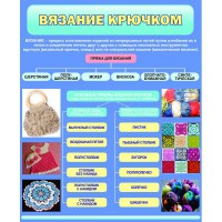 Стенд "Вязание крючком" - fgospostavki.ru - Нижневартовск