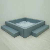 Сухой бассейн с шариками и RGB-подсветкой 190х190 см - fgospostavki.ru - Нижневартовск