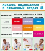 Стенд "Окраска индикаторов в различных средах" - fgospostavki.ru - Нижневартовск