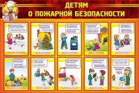 Стенд "Детям о пожарной безопасности" - fgospostavki.ru - Нижневартовск