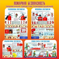 Стенд "Пожарная безопасность" Вариант 2 - fgospostavki.ru - Нижневартовск
