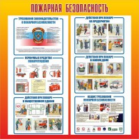 Стенд "Пожарная безопасность" Вариант 4 - fgospostavki.ru - Нижневартовск