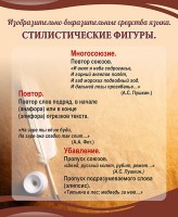 Стенд "Стилистические фигуры" Вариант 1 - fgospostavki.ru - Нижневартовск