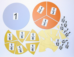 Набор магнитных карточек "Доли и дроби - 3" - fgospostavki.ru - Нижневартовск