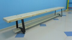Скамейка гимнастическая (металлические ножки, лак) (2,5 м)  - fgospostavki.ru - Нижневартовск