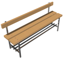 Скамья для раздевалок со спинкой (1,5 метра) - fgospostavki.ru - Нижневартовск