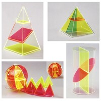 Дополнительный набор прозрачных геометрических тел с сечениями. - fgospostavki.ru - Нижневартовск