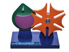 Модель механизма на подставке "Мальтийский механизм" - fgospostavki.ru - Нижневартовск