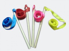 Лента атласная на деревянной палочке (10 метров) - fgospostavki.ru - Нижневартовск