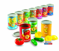 Набор для счета от 1 до 10 "Консервы" - fgospostavki.ru - Нижневартовск