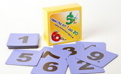 Набор магнитных карточек "Числа от 1 до 20" (фон фиолетовый) - fgospostavki.ru - Нижневартовск