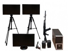 Учебно-тренировочный комплекс огневой подготовки "Стрелец-2/М" (мишень-монитор, массогабаритные макеты оружия АК и ПМ) - fgospostavki.ru - Нижневартовск