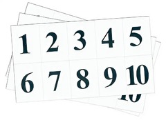 Набор цифр от 1 до 10 (для начальной школы) - fgospostavki.ru - Нижневартовск