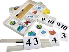 Счетная лесенка (ламинированная, с магнитным креплением) - fgospostavki.ru - Нижневартовск