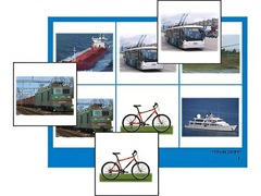 Логопедическое лото "Транспорт" (4 планшета, 24 карточки, цветное, ламинированное) - fgospostavki.ru - Нижневартовск